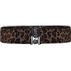LumiSyne Cintura Larga Elasticizzata Cintura Elastica Fibbia In Lega Di Moda Traspirante Tela Cintura Regolabile Cintura Leopardata Vintage Per Vestito Abito Soprabito
