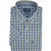 P-Club Camicia Uomo Manica Corta 100% Cotone Taglie Forti con Taschino 3XL 4XL 5XL 6XL (3XL - 2467)