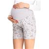 Be Mammy Leggings Premaman Corti BE20-234(Melange Cuori, XL)