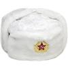 Loxdonz Ushanka Cappello militare russo con paraorecchie e distintivo sovietico, cappello da sci Trapper per l'inverno