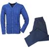 Navigare Pigiama Uomo Aperto con Bottoni Giacca e Pantalone 1817 (IT, Testo, L, Regular, Regular, Oceano)