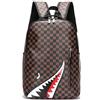 Syzplnwy Borsa da viaggio esterna per campeggio da uomo di grande capacità per il tempo libero Shark Zaino Business