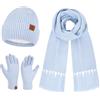 Bequemer Laden Sciarpa Donna Invernale Cappello Berretto Guanti Touchscreen