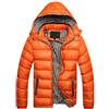 Generic Giacche invernali da uomo, giacca termica imbottita da uomo, giacca trapuntata con cappuccio staccabile, giacca parka, giacca windbreak in softshell, giacca invernale leggera, giacca imbottita per