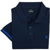Coveri Maglia Polo Uomo Manica Corta 100% Cotone Logo Colletto M L XL XXL XXXL (XL - Blu)