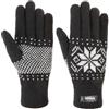 LIPODO CAPPELLISHOP Snowflake Guanti a dita a maglia Thinsulate foderati Unisex Autunno Inverno