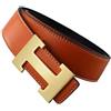 HCMA Cinture da uomo H Logo in pelle per classico design unico Business Elegante sensazione di moda comode cinture colorate per le donne