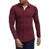 ELDO COLLECTION Camicia Uomo Slim Fit in Cotone Elasticizzato Supima® - Elegante e Aderente - Senza Stirare - Manica Lunga