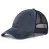 Zylioo Cappello da camionista lavato XXL oversize,Cappelli da camionista in rete regolabile,Cappello da corsa morbido per grandi teste