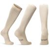 DANISH ENDURANCE Calze di Contenimento, 14-18 mmHg | Calze a compressione in cotone biologico, 14-18 mmHg per la circolazione, per lavoro, viaggi e recupero, Unisex