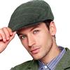 LADYBRO Berretto Piatto da Uomo Newsboy Berretto Baschi Scozzesi Uomo Lana Tweed Ivy Cappello Piatto Cappello retrò