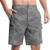 Suwangi Uomo Pantaloncini Cargo Bermuda Pantaloncini Pantaloni Corti Sportivi Casual Shorts Ciclismo Multi-Tasca