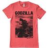 GODZILLA(ゴジラ) Godzilla Licenza Ufficiale Godzilla Vintage Uomo Maglietta