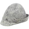 Melegari Faustmann Cappello Tirolese Almhut | Cappello alpeggio da Pastore | Alpino | Uomo Donna | Estate/Inverno (Grigio, L (58)