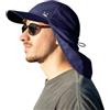 TOP-EX L/XL/XXL UV50+ Berretto da baseball impermeabile con patta per il collo, L/XL