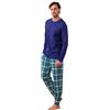 Noidinotte; more than pyjamas Noidinotte - Pigiama Uomo Caldo Cotone Articolo Timmy. - XL Blu