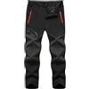 Generic Pantaloni da sci da uomo imbottiti, pantaloni da trekking antivento impermeabili, pantaloni da lavoro con tasche per outdoor fitness, pantaloni softshell caldi rinforzati, pantaloni da montagna