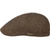 Stetson Texas Wool Herringbone cap M (56-57 cm) Marrone-Nero, Nero Marrone