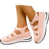 Sobzia Sandali Donna,Sandali Chiusi Davanti Donna Estive Ortopedici Comodi Sandalo Trekking Sportivi Leggeri Sandalo con Zeppa Antiscivolo Scarpe con Strappo Scarpa Passeggio Grigio 36