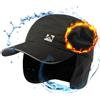 TOP-EX Oversize XL XXL Uomo Impermeabile Inverno Baseball Cap Pile Earflap Trapper Cappello per il Freddo Grande Testa