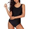 Sweetneed chida yi Costume Intero Donna Costume Intero Sportivo Costumi Interi con Coppe Imbottiti Push Up Costume Contenitivo Pancia Curvy Beachwear