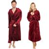 Blumtal Accappatoio uomo e donna - morbido accappatoio in pile con cappuccio e pratiche tasche anteriori, certificato Oeko-TEX®.