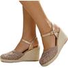 Generico Slingback, Scarpe Col Tacco Donna Slingback Tacco Basso Punta a Cinturini Medio Decolte Chiusa Sandali Con Tacco Largo Incrociati Da Sposa Scarpe