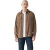Levi's Uomo Camicia Casual Auburn Worker con Colletto a Punta, Relaxed Fit, Marrone (Hall Rain Drum Garme), S