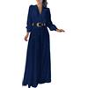 Yekdmxop Tuta Intera Donna Elegante Tute Donna Eleganti Con Schiena Scoperta Completo Donna Con Paillettes Curvy Tailleur Brillantini Vita Alta Cocktail Cerimonia Completo Scollo a V Maniche Lunghe Party