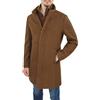 Mat Sartoriale Cappotto Uomo Sartoriale Slim Fit Giaccone Soprabito Invernale Casual Elegante con Gilet Interno