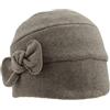 Melegari Cappello Donna Cuffia Mirca | Pile Polar Fleece | Tascabile | Made in Italy (Taupe)