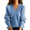 Yekdmxop Maglione Donna Elegante Invernale Maglione Maniche Lunghe Taglie Forti Maglioni Lana Merinos Maglia Top con vestibilità Sweater Casual Caldo Maglioncino Eleganti Felpa Morbido Autuno Inverno