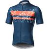 BERGRISAR Maglia da Ciclismo da Uomo Manica Corta Maglietta MTB Bici Jersey con 3+1 Tasche, Blu, M