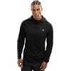 SIROKO - Felpa Sportiva con Cappuccio Black Square