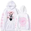 zhedu My Hero Academia Harajuku Felpe con Cappuccio OCHACO URARAKA Carino 2D Stampato Manica Lunga Streetwear Anime College Style Clothing (Color 03,M)