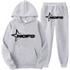 Gefomuofe NOFS - Tuta sportiva da uomo, in cotone, per sport, da jogging, da jogging, da jogging
