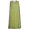 Generisch Mantello costume da vescovo unisex chiesa cattolica mantello sacerdote celebrazione Chasuble Massa Vestments Robe LARP Poncho Monch Cape Halloween Costume Cosplay