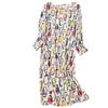DSJJ Pigiami Donna Cotone Lunghi Pigiama Donna Cotone Lungo Manica Lunga Eleganti Camicie da Notte