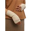 Prettystern Donna Scaldamani Guanti Dita Scoperte in Cashmere 100% Cachemire Polsini Manicotti