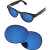 PapaViva Lenti di ricambio compatibili con occhiali da sole Ray-Ban Meta Headliner RW4009 da 50 mm, Acqua profonda., RW4009 50mm