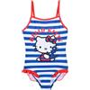 Hello Kitty Sanrio Hello Kitty Costume da Bagno per Ragazze, Design Nautico Costume Intero per Bambina, Taglie 3 a 8 Anni (IT, età, 3 Anni, Regular, Blu)