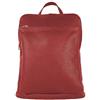 FrasiBags Zaino in Vera Pelle con Doppio Scomparto, Zaino Pelle, Zaino Unisex, Zainetto da Viaggio in Pelle Made in Italy