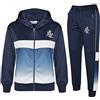 A2Z 4 Kids Bambini Ragazzi Ragazze Tute 3D Digital Due Tono Gradient Nuova Moda - T.S 307 Navy 11-12
