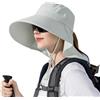 Vientiane Cappello da Sole Estivo Donna UPF 50+, Cappello Traspirante con Corda Antivento, Cappello da Sole Protettivo, per Giardinaggio,Viaggi,Escursionismo,Pesca Cappello Donna Estivo