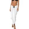 creazioni unique Pareo Donna Mare Lungo 100% Bamboo Made in Italy - Pareo Copricostume da Spiaggia Leggero e Traspirante con Fermapareo in Legno