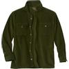 ATLAS FOR MEN - Giacca Camicia Invernale da Uomo in Velluto Verde Scuro - Camicia a Maniche Lunghe da Uomo - Giacca Camicia Calda con 2 Tasche - vestibilità Ampia - Disponibile in Taglie Grandi