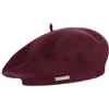 Seeberger Berretto Basco da Donna Invernale Cappello Lana Vergine Taglia Unica - Rosso Scuro