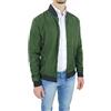Evoga Giubbino uomo estivo leggero slim fit Giacca giubbetto College elastico impermeabile (XXL, Verde)