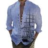 CEWIFO Canotte Uomo Estive Eleganti Camicie Taglie Forti Magliette T Shirt Divertenti Cartoni Anni 80 Strane Camicia Cotone Manica Lunga 162