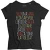 3styler T-Shirt Donna Zucchero - Solo Una Sana e Consapevole libidine Salva Il Giovane dallo Stress e dall'Azione Cattolica - Linea Vintage - Cotone Organico 140 gr/mq